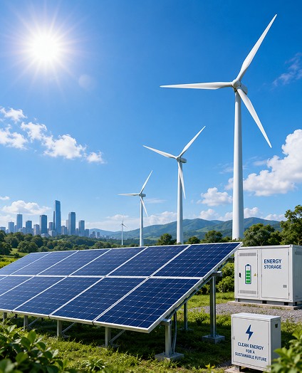 Solar Cell & Wind Turbine