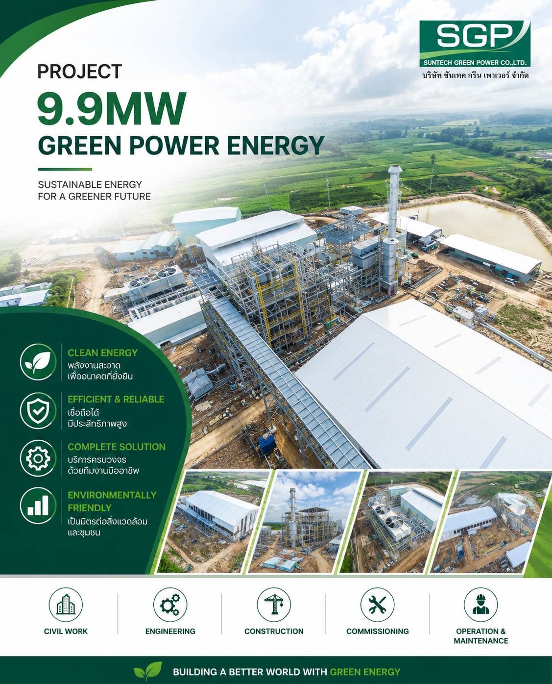 9.9MW Green Power Energy